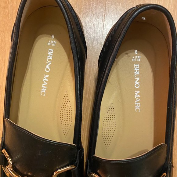Bruno Marc Women's Penny Loafers Slip on Comfortable Flats Shoes Black Size 9 - Picture 9 of 10